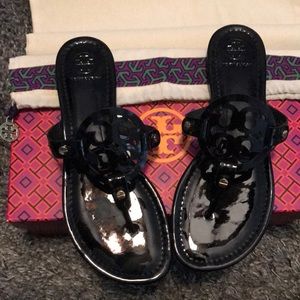 Tory Burch black Miller sandals